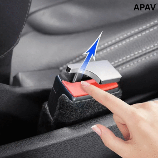 APAV Car clip for Safety | Universal Metal Buckle | Durable Alloy -Clip for Cars & SUVs (Pack of 4)
