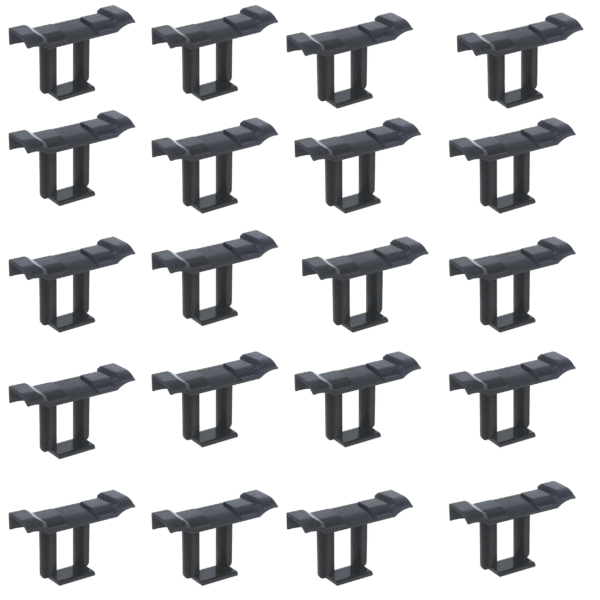 APAV Solar Panel Drain Clips | PV Module Maintenance Clamps | Water Drainage & Cleaning Support | Photovoltaic Frame Clips (Pack of 20, 30 mm)