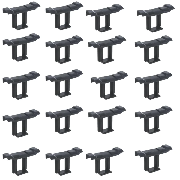 APAV Solar Panel Drain Clips | PV Module Maintenance Clamps | Water Drainage & Cleaning Support | Photovoltaic Frame Clips (Pack of 20, 30 mm)